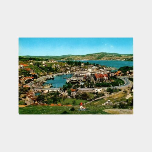 İstinye Koyu Boğaziçi Gemiler Kartpostal