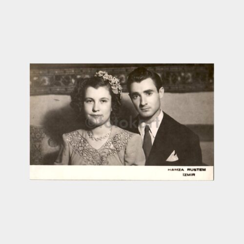 1946 İzmir Çift - Foto Hamza Rüstem Fotoğraf