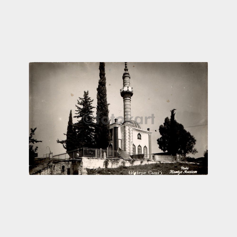 İzmir Foto Hamza Rüstem - Göztepe Camii Fotokart