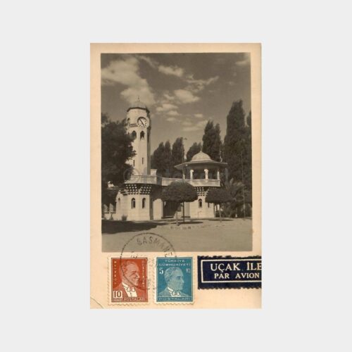 1951 İzmir Fuar Evkaf Pavyonu Fotokart