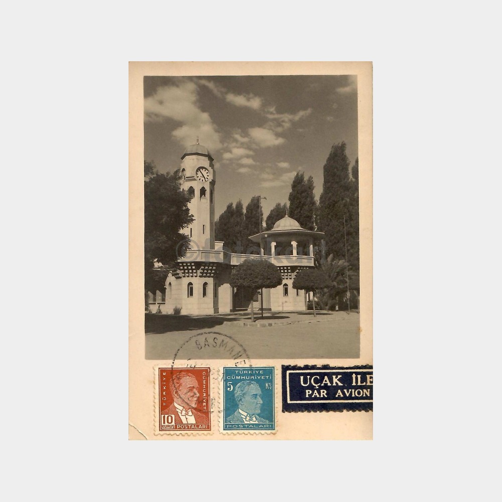 1951 İzmir Fuar Evkaf Pavyonu Fotokart