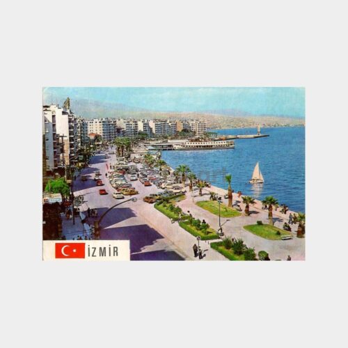 İzmir Karşıyaka Genel Görünüş Kartpostal