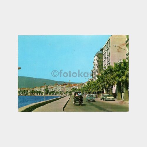 İzmir Kordon Faytonlar Kartpostal