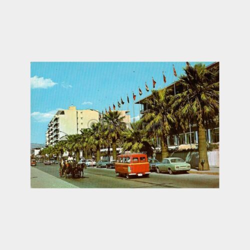 İzmir Kordonboyu NATO Atatürk Caddesi Kartpostal