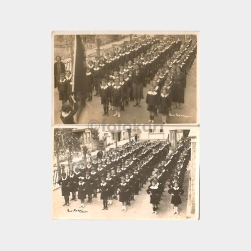 1936 İzmit Öğrenci Oyunları -Foto Fahri- 2 Adet Fotoğraf