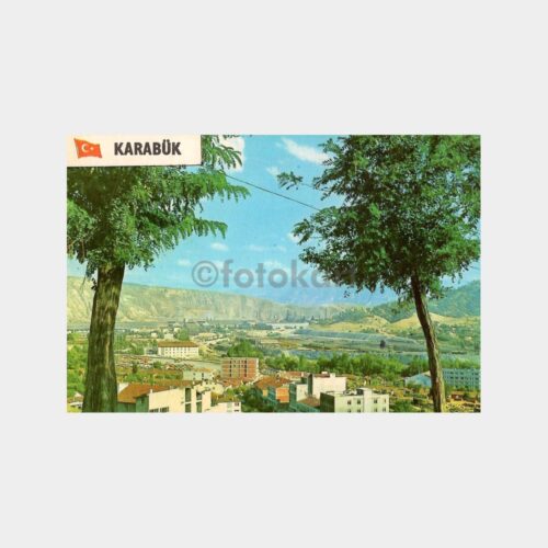 Karabük Şehirden Bir Görünüş Kartpostal