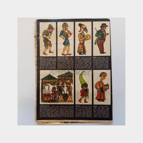 Karagöz ve Hacivat Tipleri Resimleri (Hayat Dergisi Orta Sayfası)