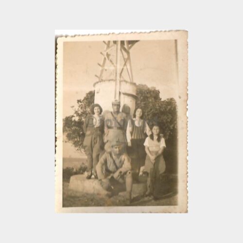 1943 Kefken Pazarbaşı Fener Önünde Fotoğraf