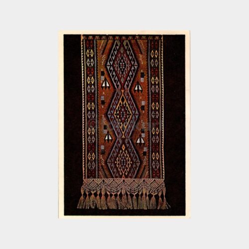 Kilim Deseneli Tebrik Kartı