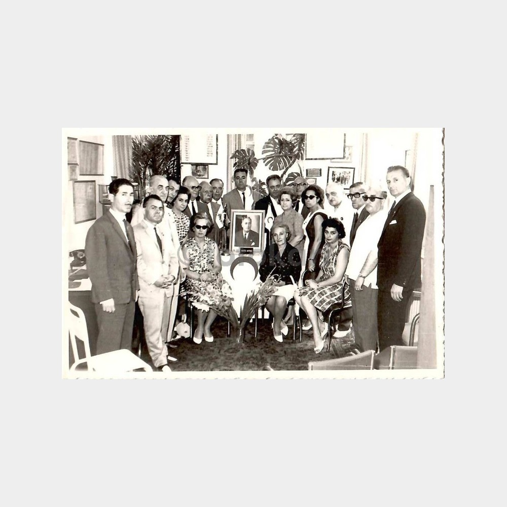 1966 Kızılay Beyoğlu İstiklal Şubesi Heyet Fotoğraf