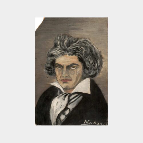 Klasik Batı Müziği - Beethoven Konulu Tablo Karton