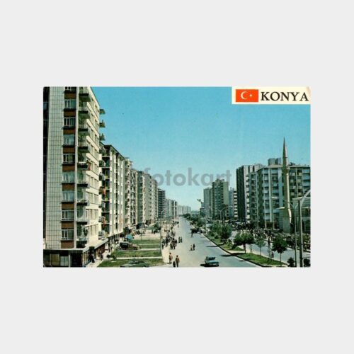 Konya A. Hilmi Nalçacı Caddesi Kartpostal