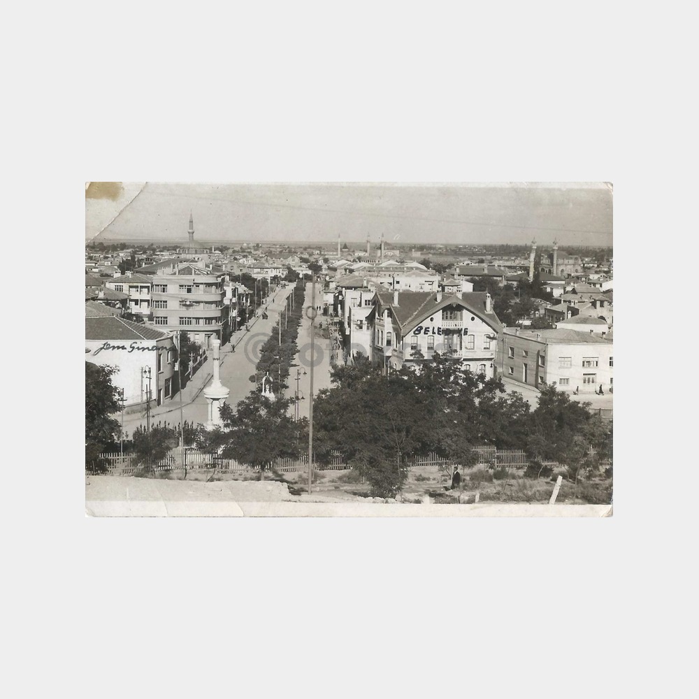 Konya Alaaddin Caddesi Genel Görünüş Kartpostal