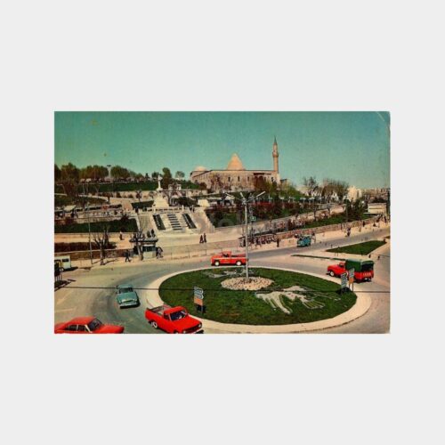 Konya Alaeddin Tepesi ve Cami Kartpostal