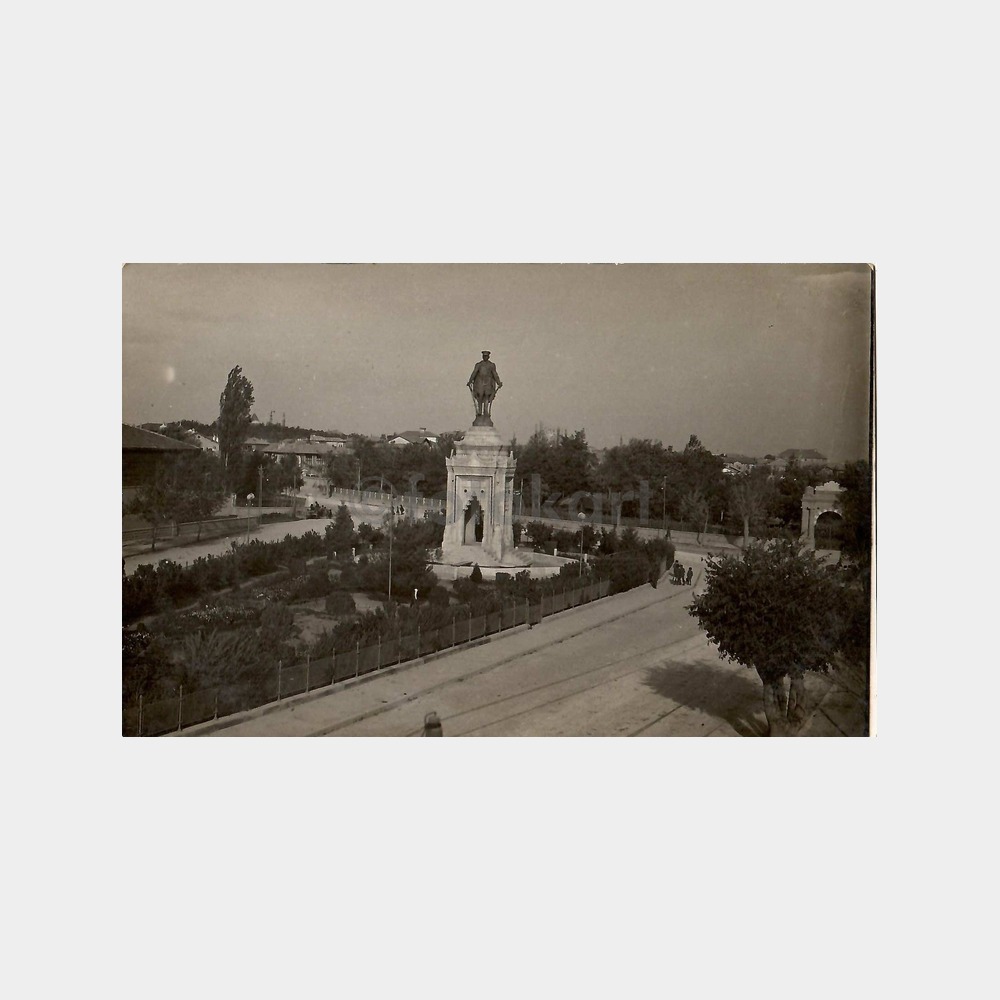 1939 Konya Atatürk Anıtı Eski Fotokart