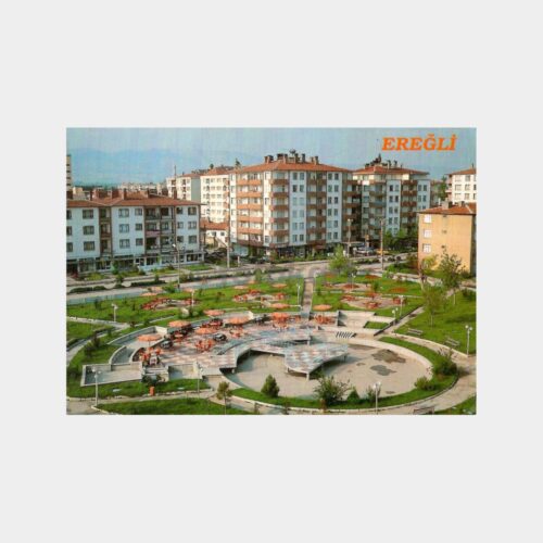 Konya Ereğli Yeni Park Görünüm Kartpostal