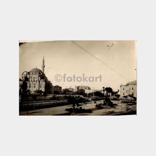1929 Konya Genel Görünüş Damgalı Fotokart