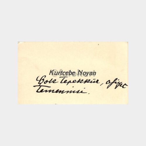 Kurtcebe Noyan Kartvizit