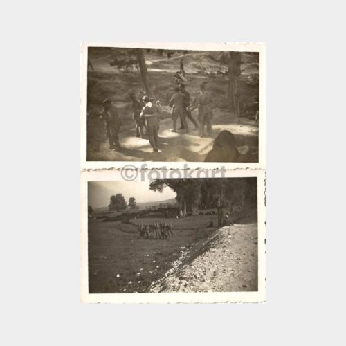 1940 Kütahya Asker Konulu 2 Adet Fotoğraf