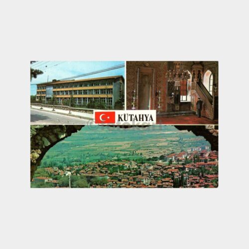 1972 Kütahya Şehirden 3 Görünüş Kartpostal