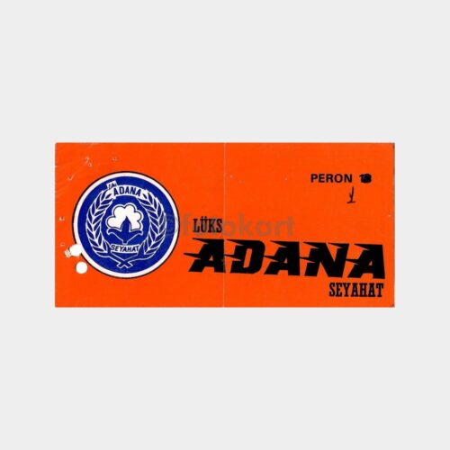 1985 Lüks Adana Seyahat Otobüs Bileti