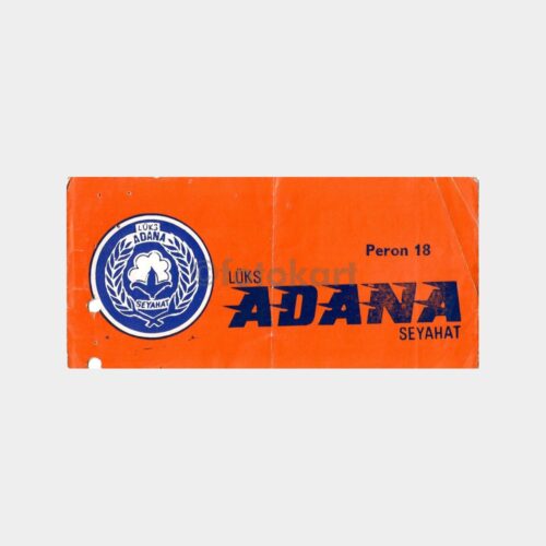 1984 Lüks Adana Seyahat Otobüs Bileti