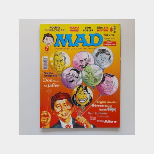 MAD Türkiye Yabancı Mizah Dergisi Türkçe Edisyon, Ağustos 2000 Sayı: 1