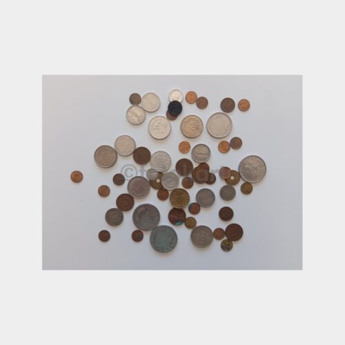 Madeni Para Lotu, 51 Adet Karışık T. C.