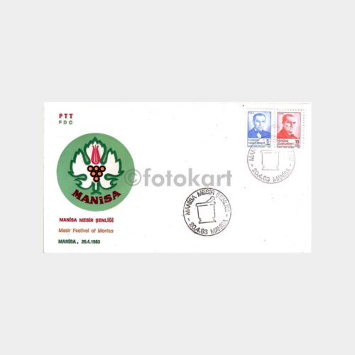 1983 Manisa Mesir Şenliği FDC - İlk Gün Zarfı