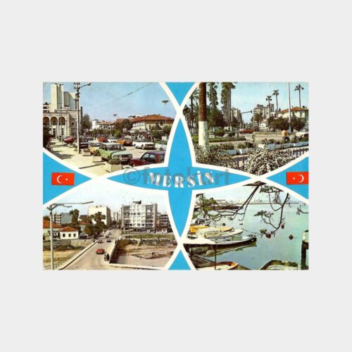 Mersin Şehirden Muhtelif Görünüşler Kartpostal