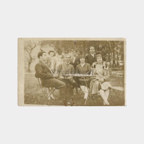 1929 Mesire Yeri Grup Aile Fotoğrafı