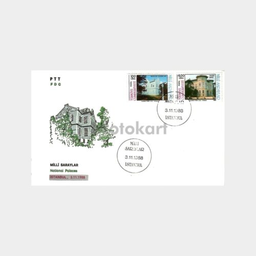 1998 Milli Saraylar FDC - İlk Gün Zarfı