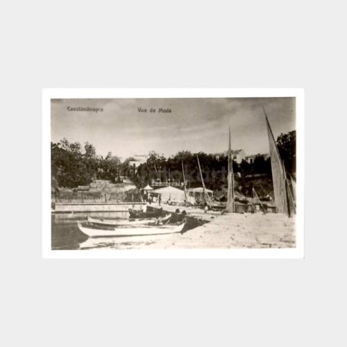 Moda İskele Eski Görünüş Reprodüksiyon Kartpostal