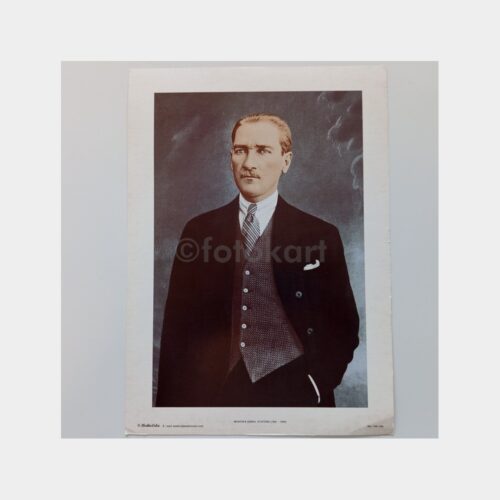 Mustafa Kemal Atatürk Büyük Boy Kart Baskısı