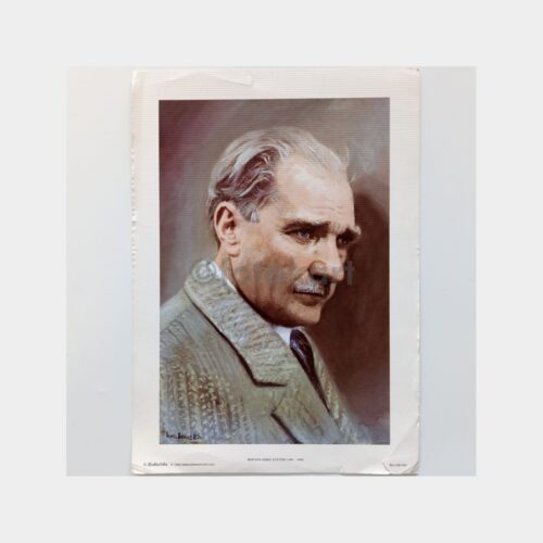 Mustafa Kemal Atatürk - Ahmed Kitaev Tablosu Büyük Boy Kart Baskısı
