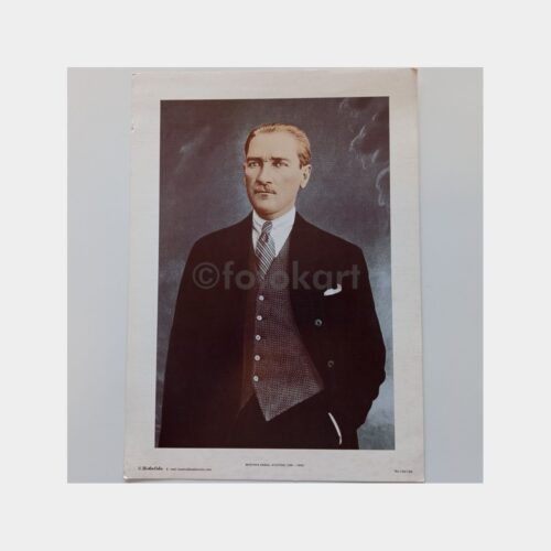 Mustafa Kemal Atatürk Büyük Boy Kart Baskısı