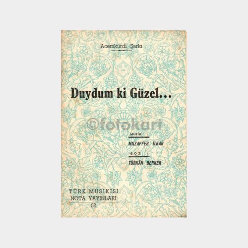 Muzaffer İlkar - Duydum ki Güzel Şarkı Notası