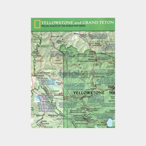 National Geographic İlavesi: Yellowstone Haritası