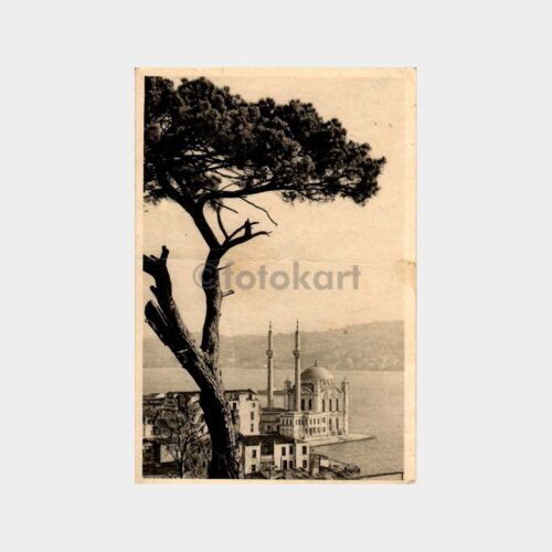 Ortaköy Camii Görünüş Kartpostal
