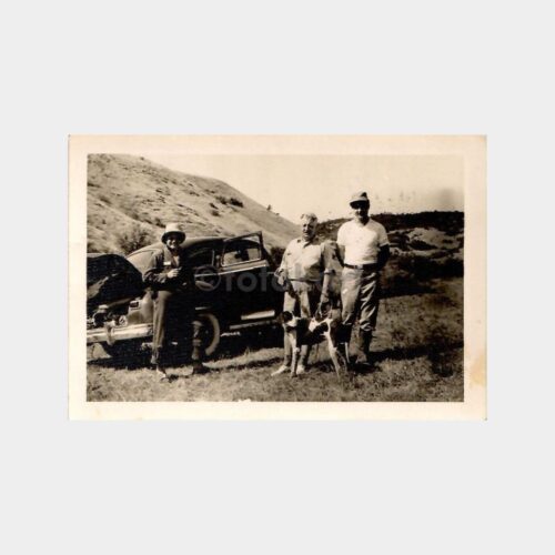 1953 Otomobil Ava Giden Aile Fotoğraf