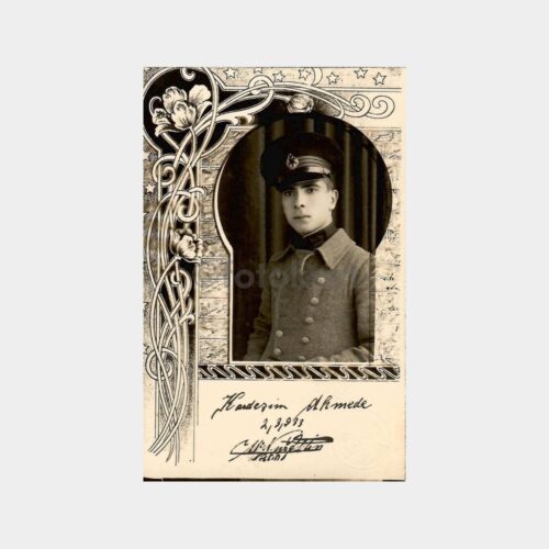 1933 Özel Çerçeveli Asker Fotoğrafı