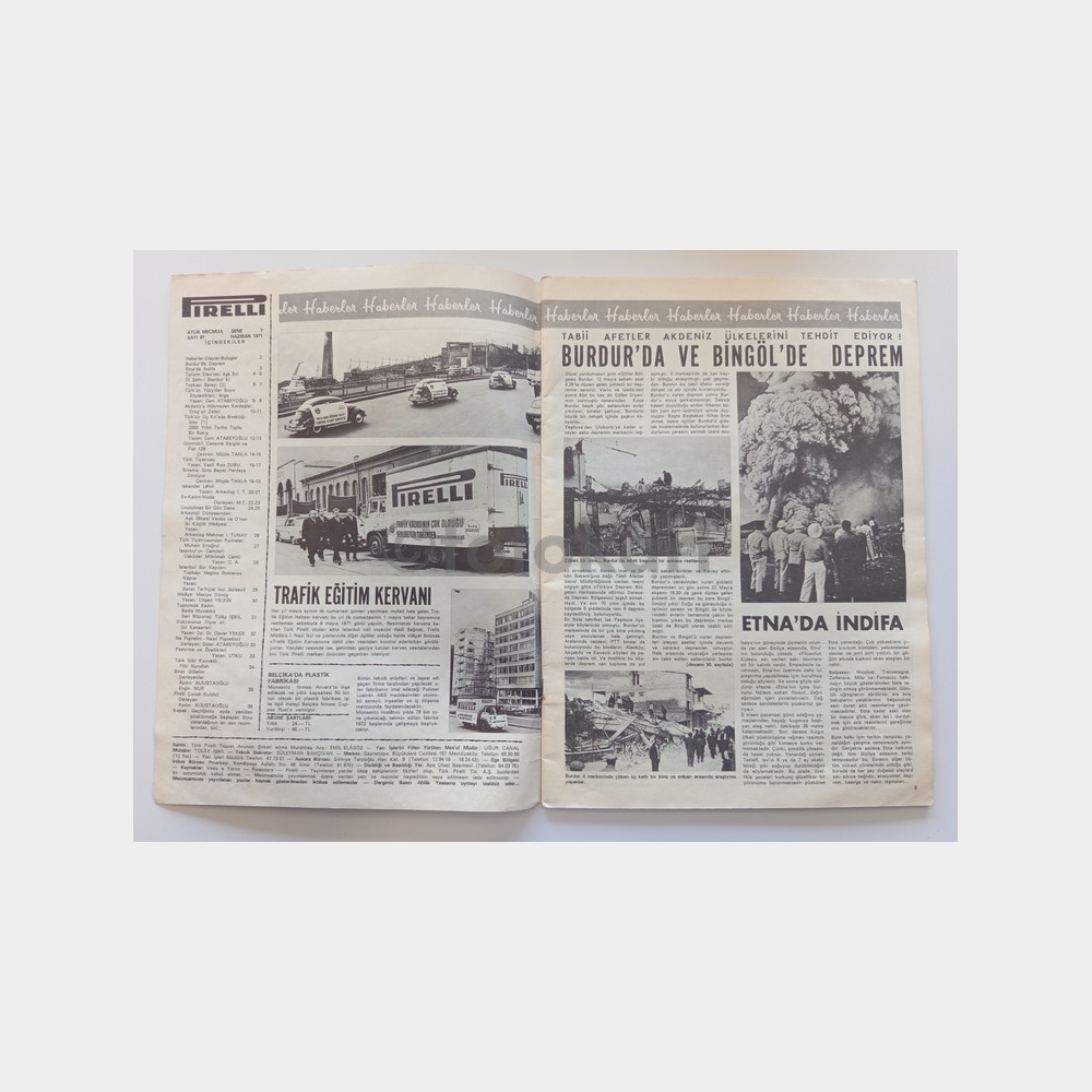 Pirelli Dergisi, 1971 Haziran Sayı 81 - Görsel 2