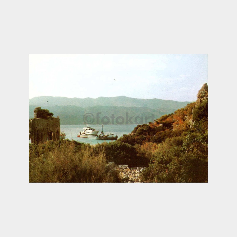 PTT Baskılı Kartpostal-Antalya Kekova Adası