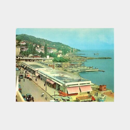 1967 Rize Şehirden Görünüş Kartpostal