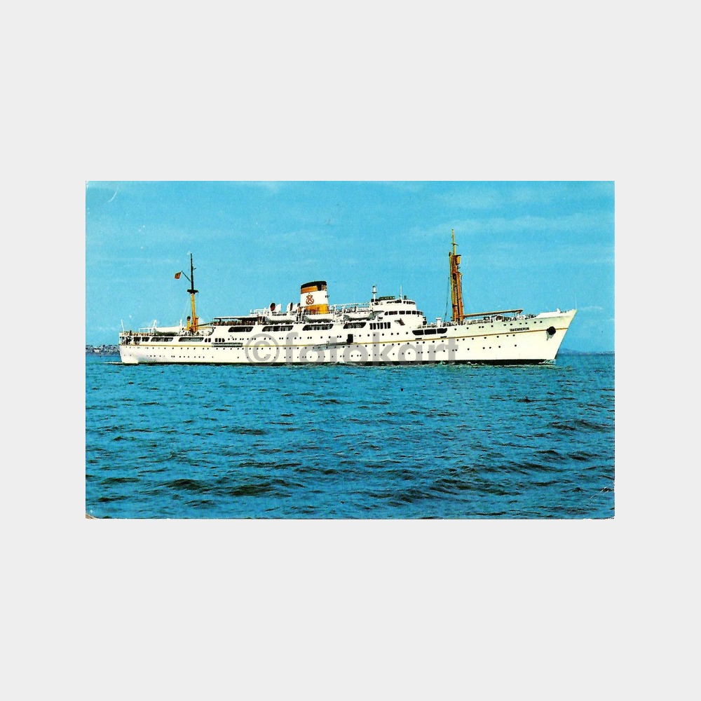 S/S İskenderun Samsun Gemisi Denizyolları Kartpostal