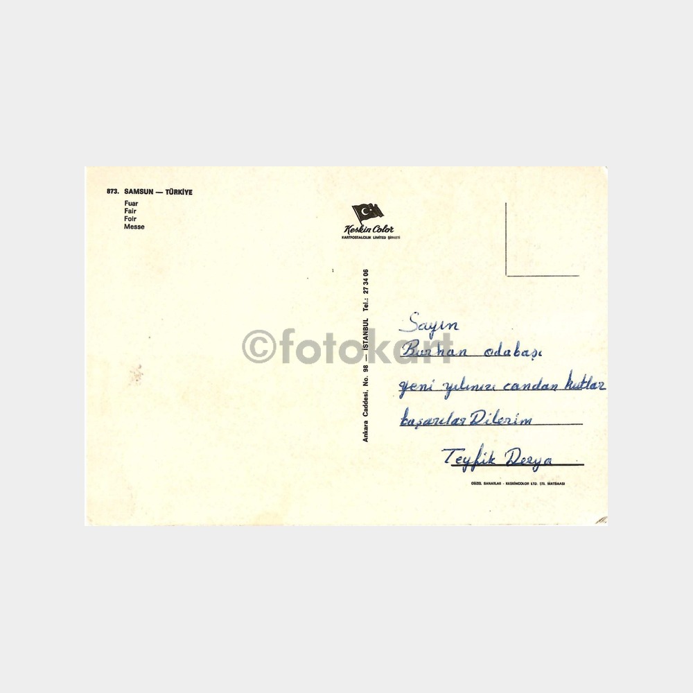 Samsun Fuar Kartpostal - Görsel 2