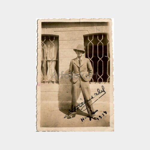 1934 Şapkalı Beyefendi Fotoğraf