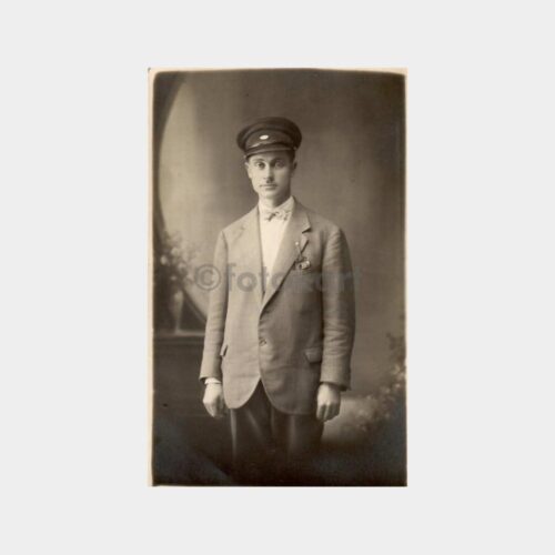 1933 Şapkalı Beyefendi Stüdyo Fotoğrafı