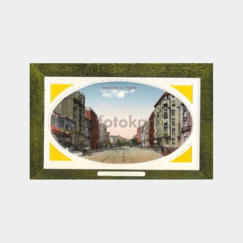 Şişli Caddesi Editör M.B. Oval Kartpostal