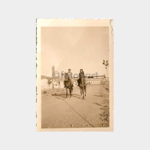 1941 Sivas Atlı Çift Fotoğraf